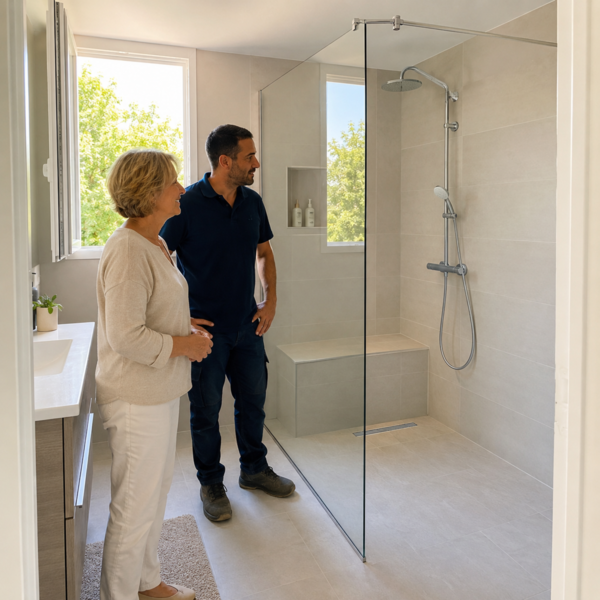 Fini la baignoire place au confort